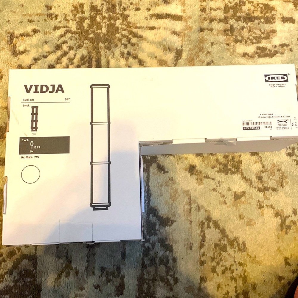 IKEA 54” Vidja standing lamp